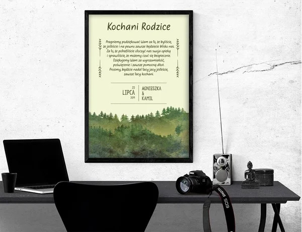 Czemu drukowany obraz na płótnie jest dobrym pomysłem na podziękowanie ślubne rodzicom